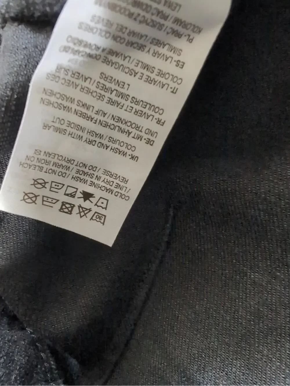 Boden Denim Barrel Leg High Rise Black Jeans Women's 12R UK 8R US(1345)